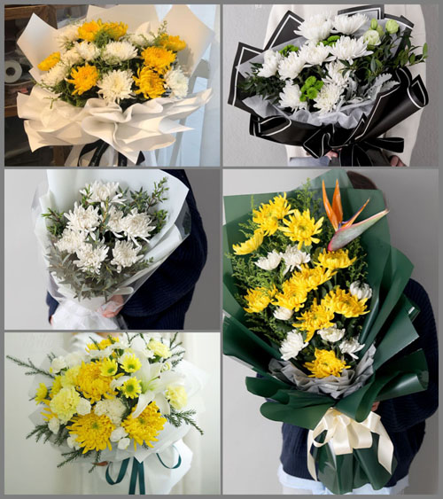 广东汕尾市城区红草镇新村村白事花束代送